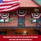12-Pack USA 250th Anniversary Pleated Fan Flags - 1.5x3ft Patriotic Bunting for July 4th